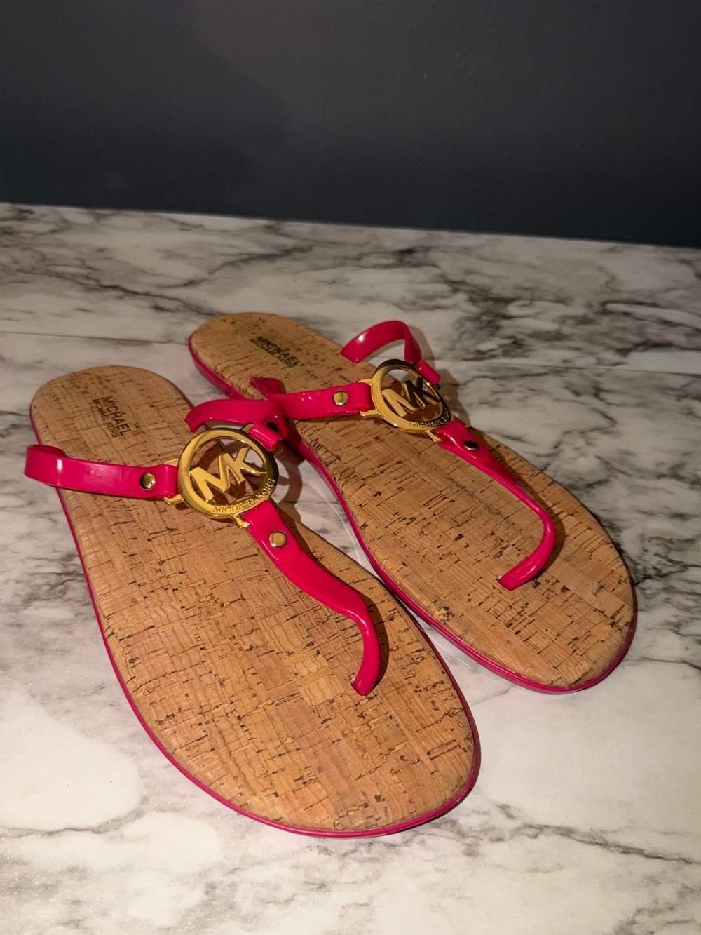Michael Kors pink sandals